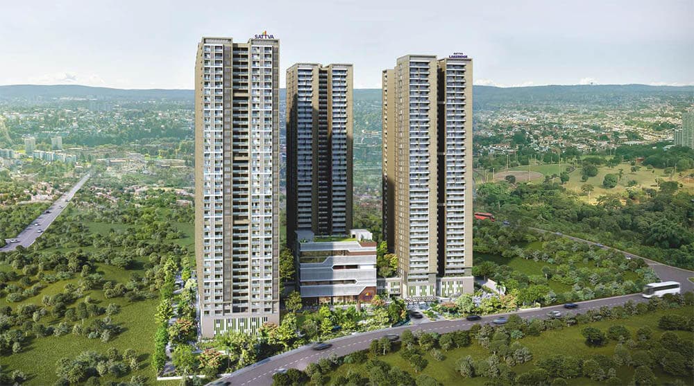 3 BHK Flats for Sale in Sattva Lake Ridge