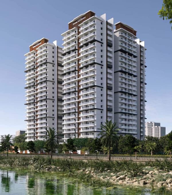 3 BHK Flats for Sale in Fortune Water Front
