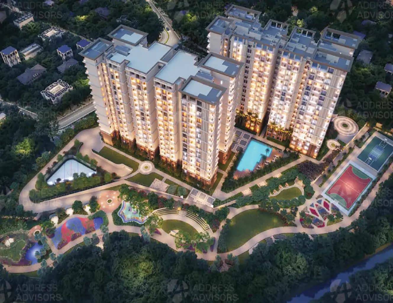 Prestige Somerville Aerial View