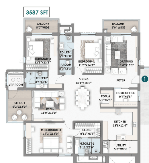 Floorplan 1