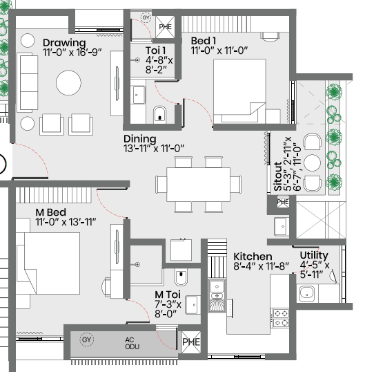 Floorplan 1