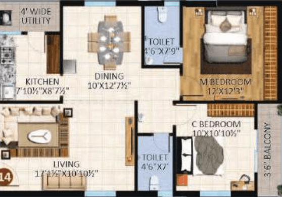 Floorplan 1