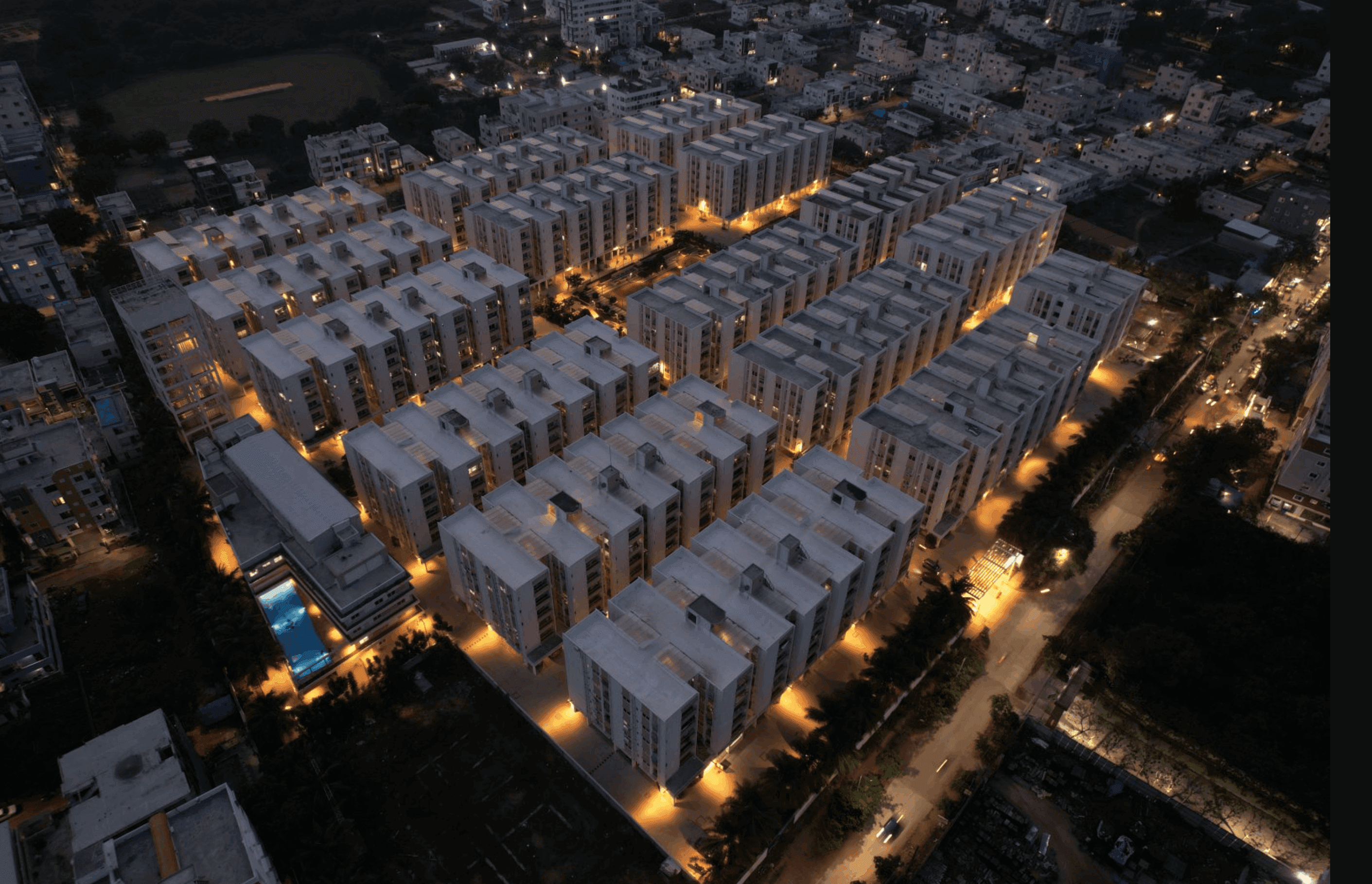 Indis VB City Aerial View
