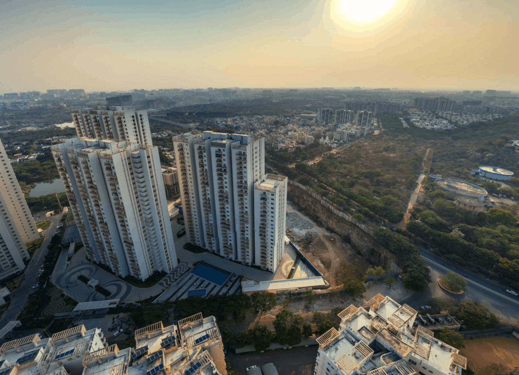 Indis One City Aerial View