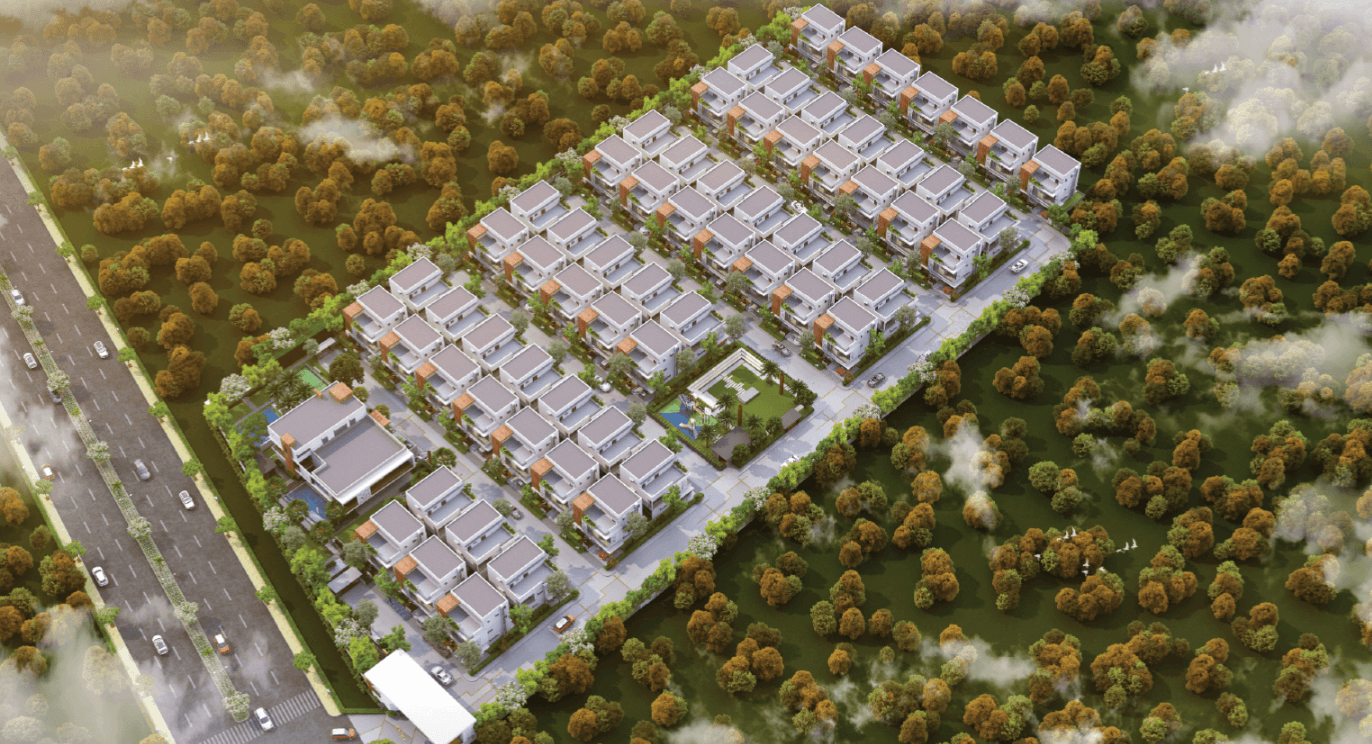 Vertex Bougainvillea Aerial View