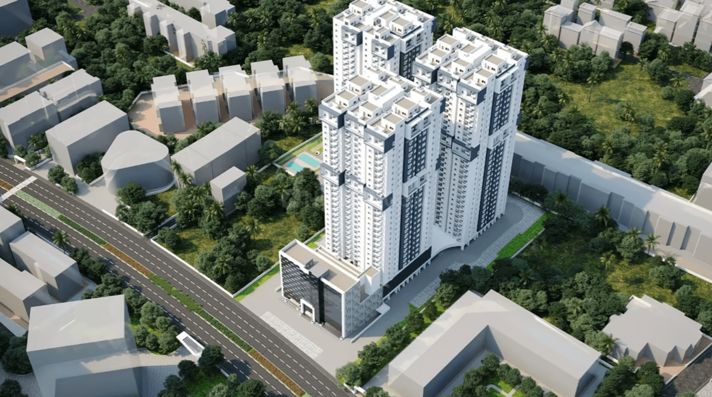 SBR Minara Aerial View