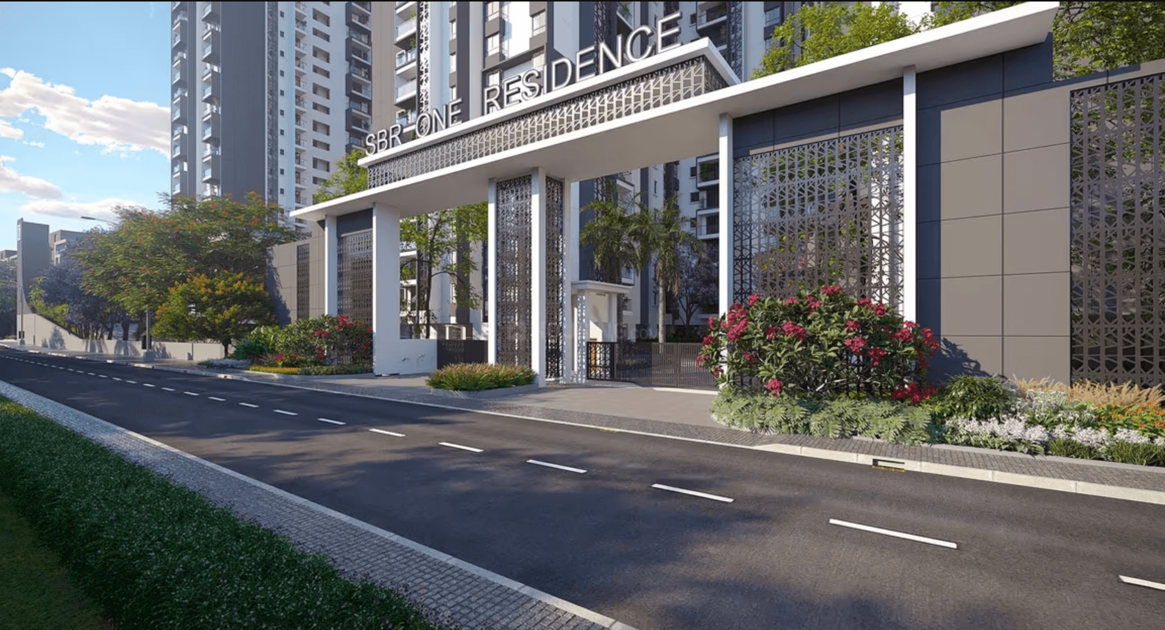 SBR One Residence Entrance