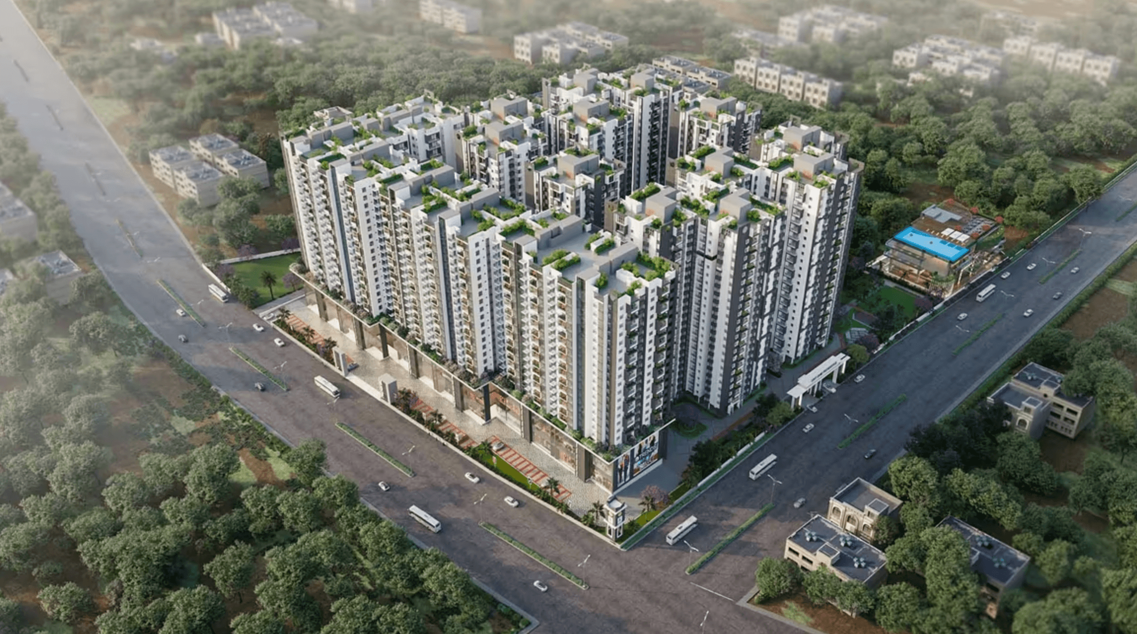 SBR One Residence Aerial View