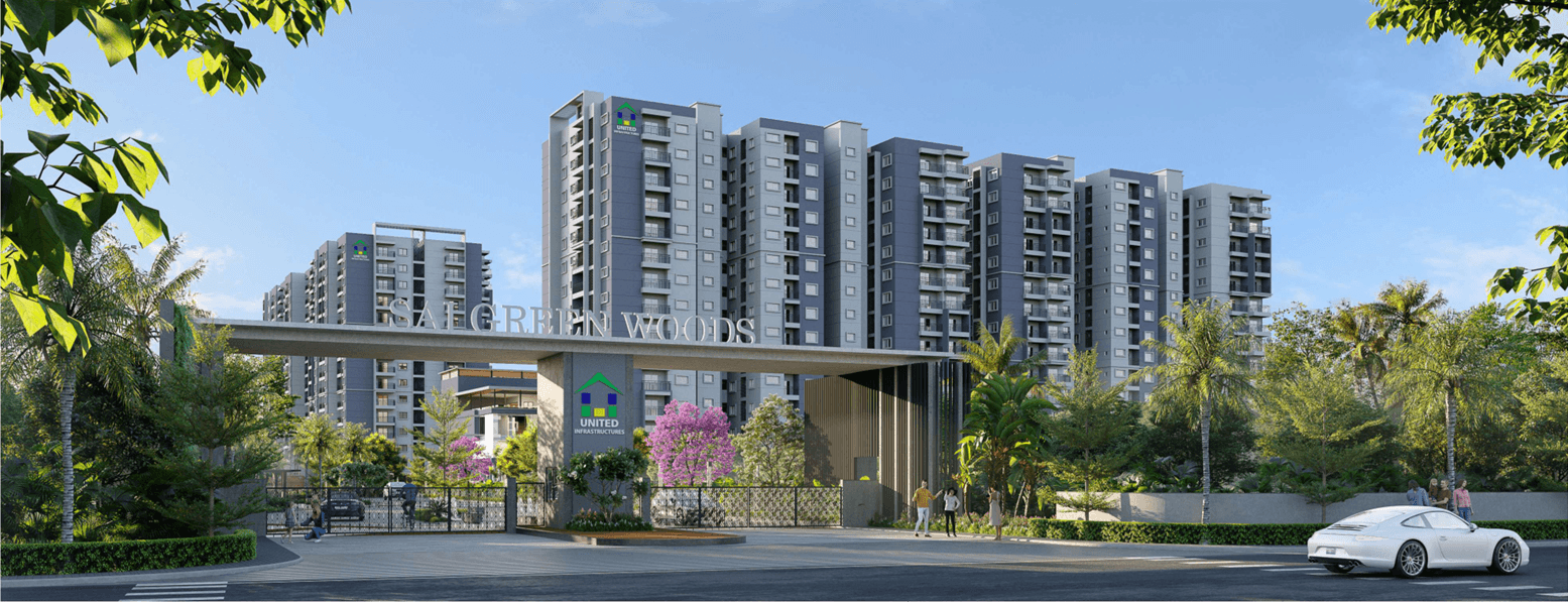 United Sai Green Woods Phase 1 Entrance