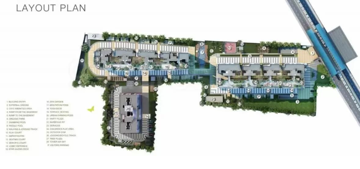 Godrej air Layout plan