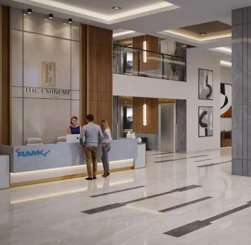 The Eminent by Ramky Reception Area